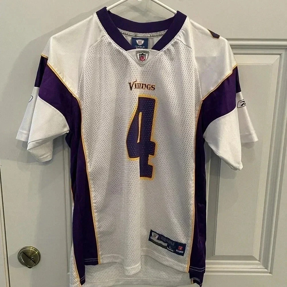 Other - Reebok Brett Favre #4 Vikings Jersey NFL Authentic On Field Sz: Youth L (14-16)